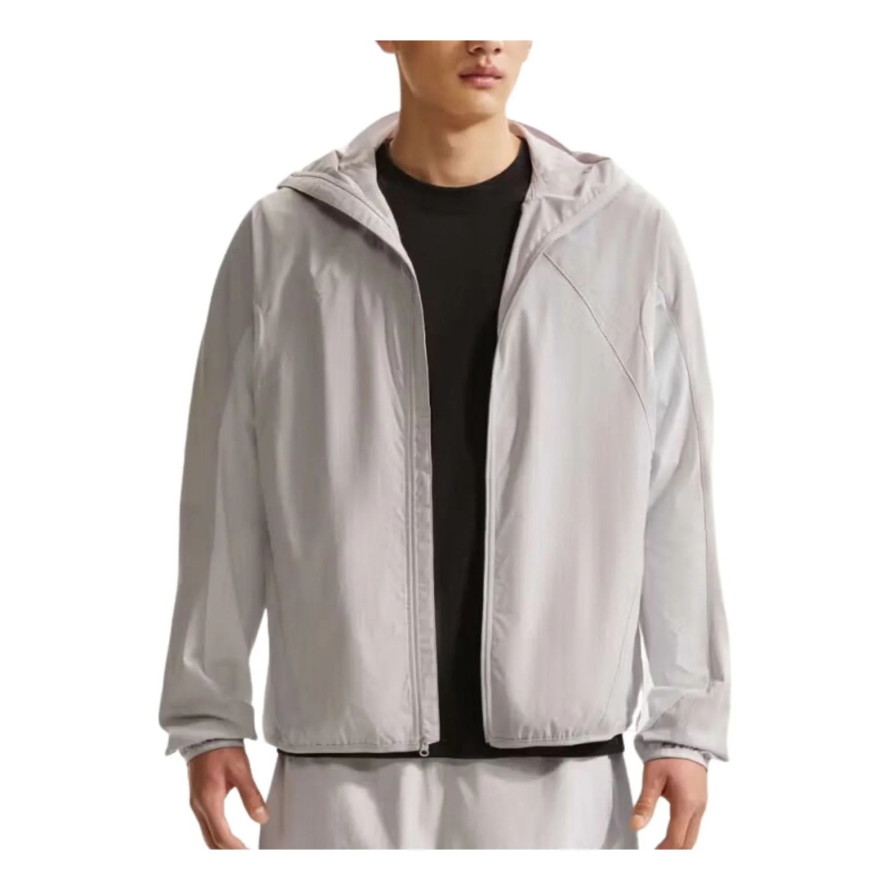 Nike Tech Helios Dri-FIT Shell Jacket 'Grey Fog Off White Black' IF0904-097 - 1