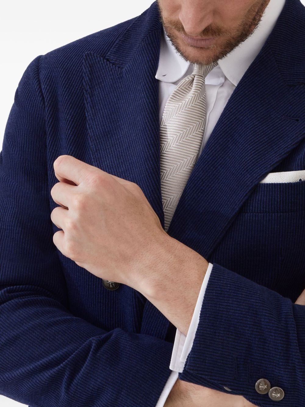 herringbone-patterned tie - 3