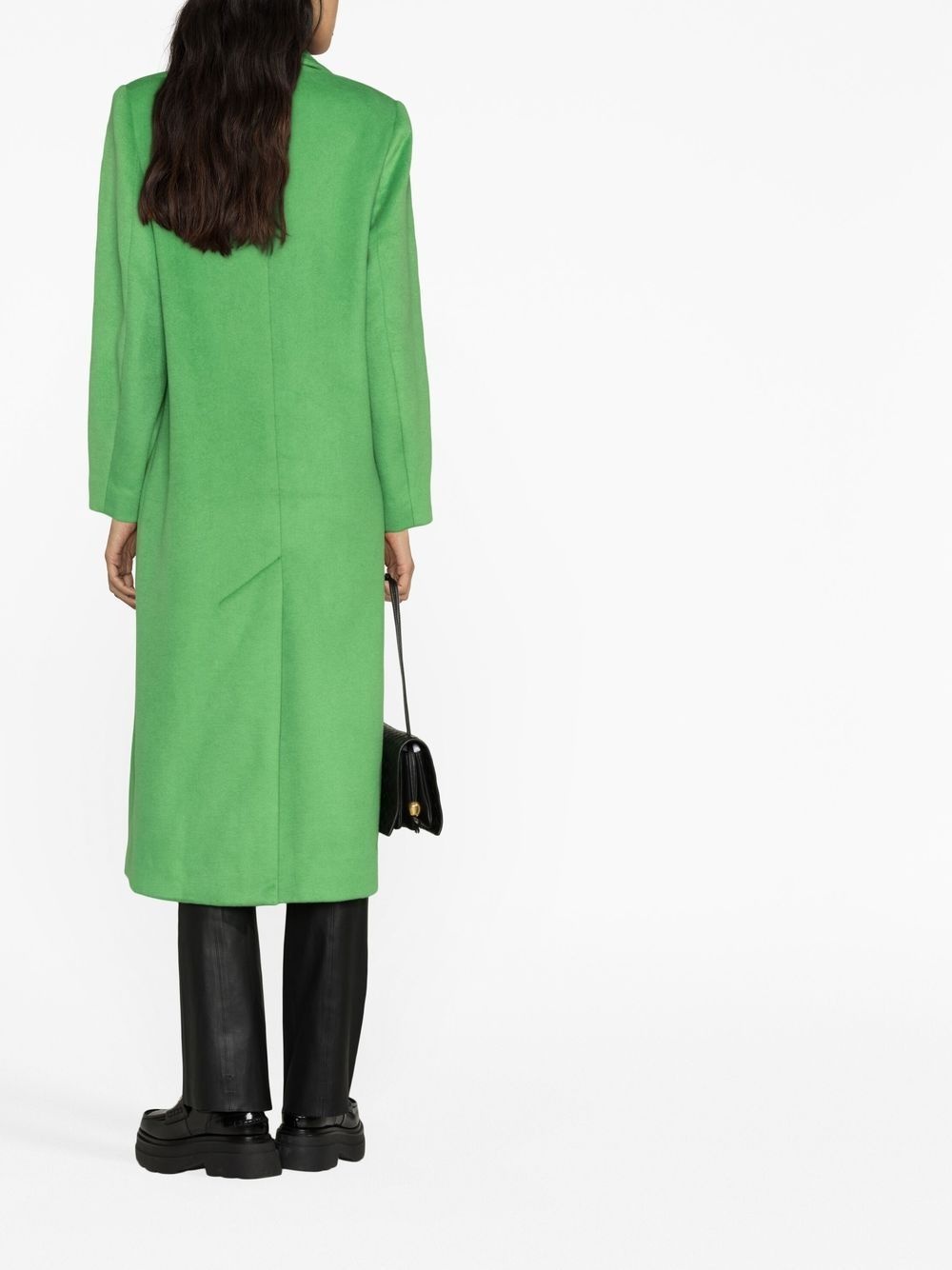 double-breasted button-fastening coat - 4