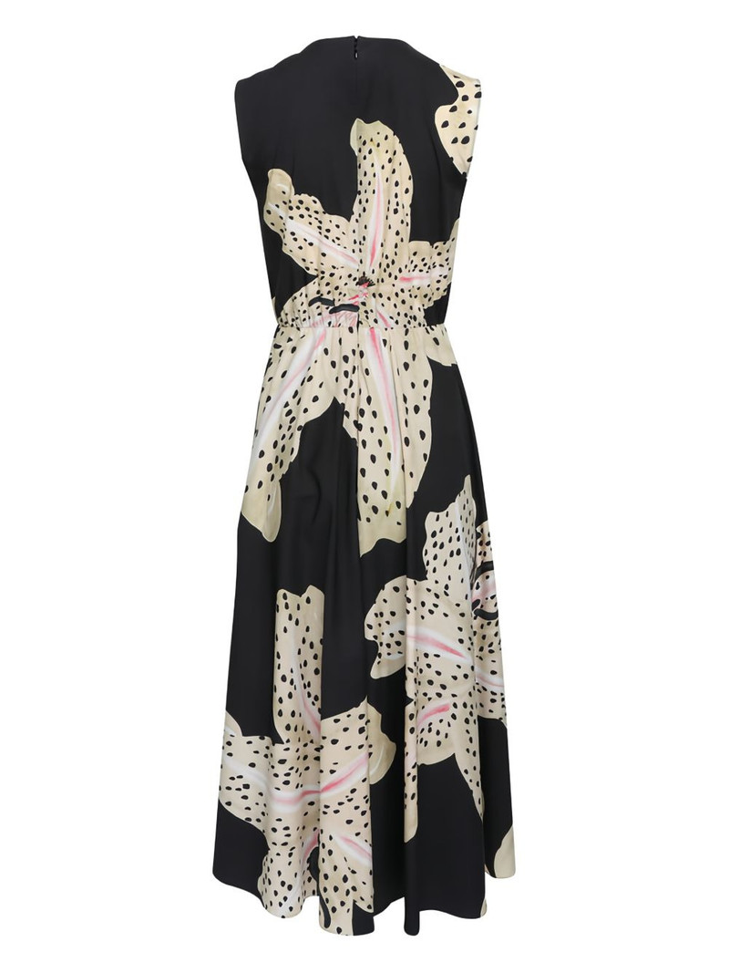 GIAMBATTISTA VALLI floral midi dress outlook