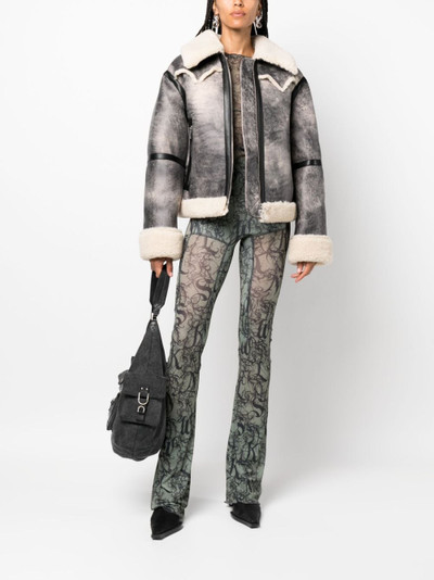 STAND STUDIO Lessie faux-shearling jacket outlook