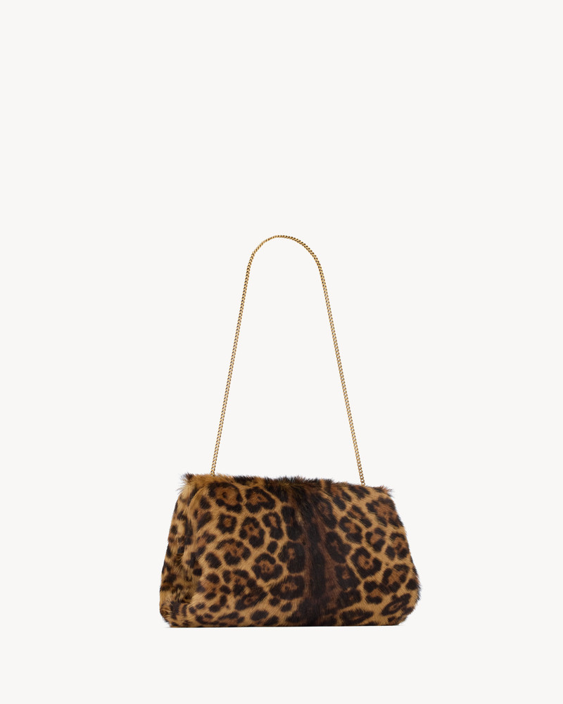 SAINT LAURENT CLUTCH LARGE IN PONY HAIR LEATHER 5