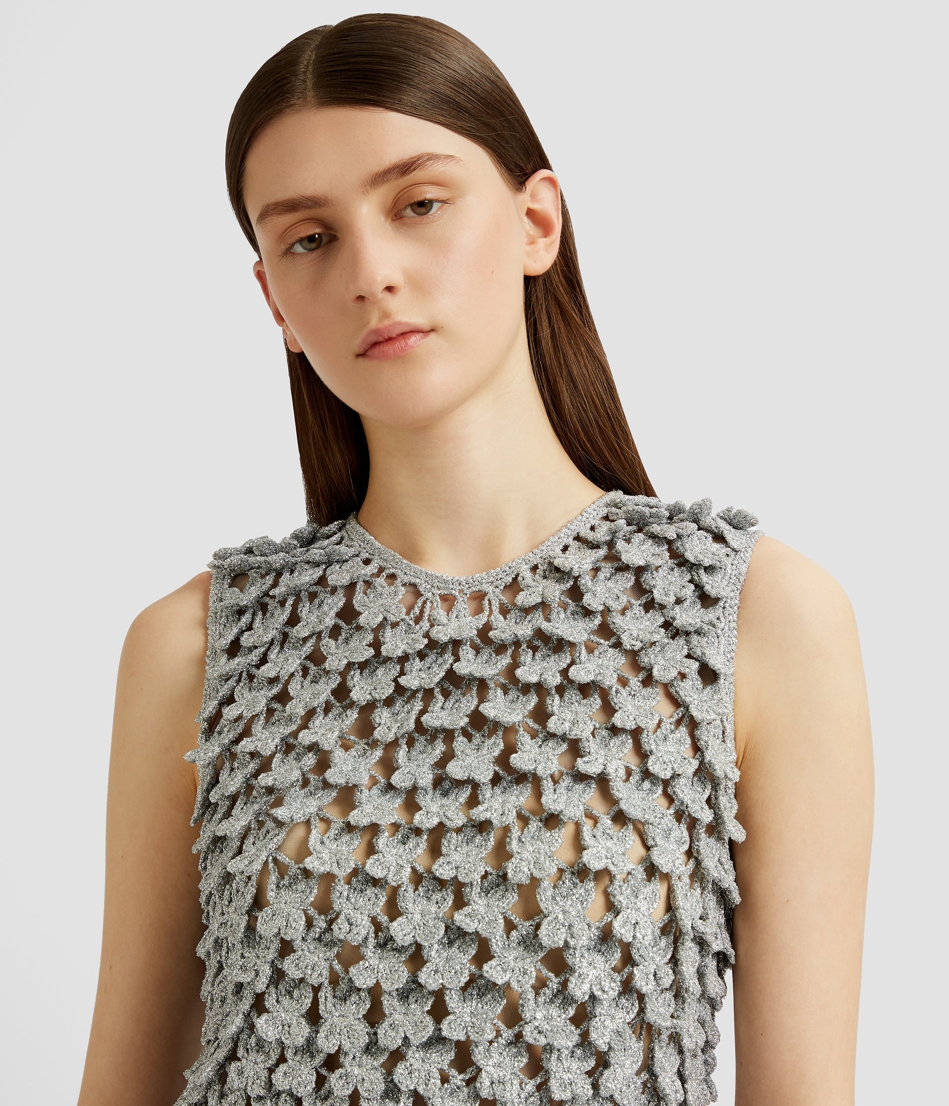 LUREX CROCHET DRESS - 5