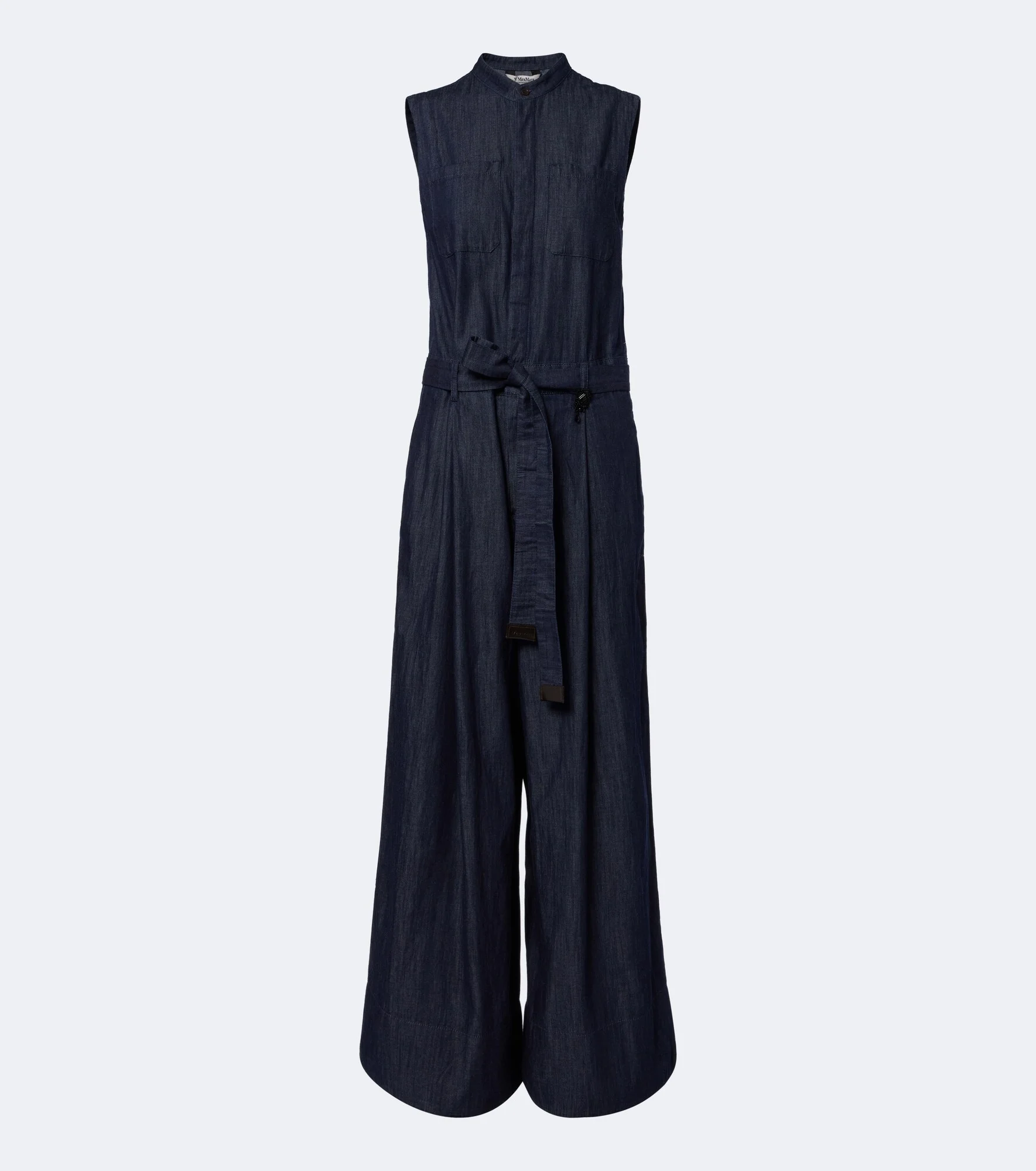 Wide-leg denim jumpsuit - 1