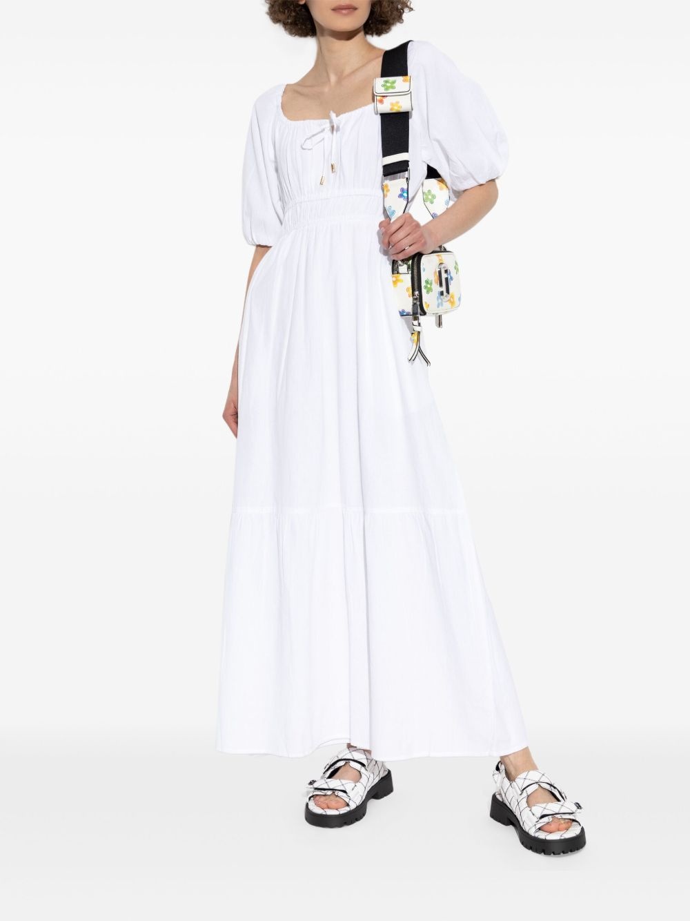 Eden puff-sleeve maxi dress - 2