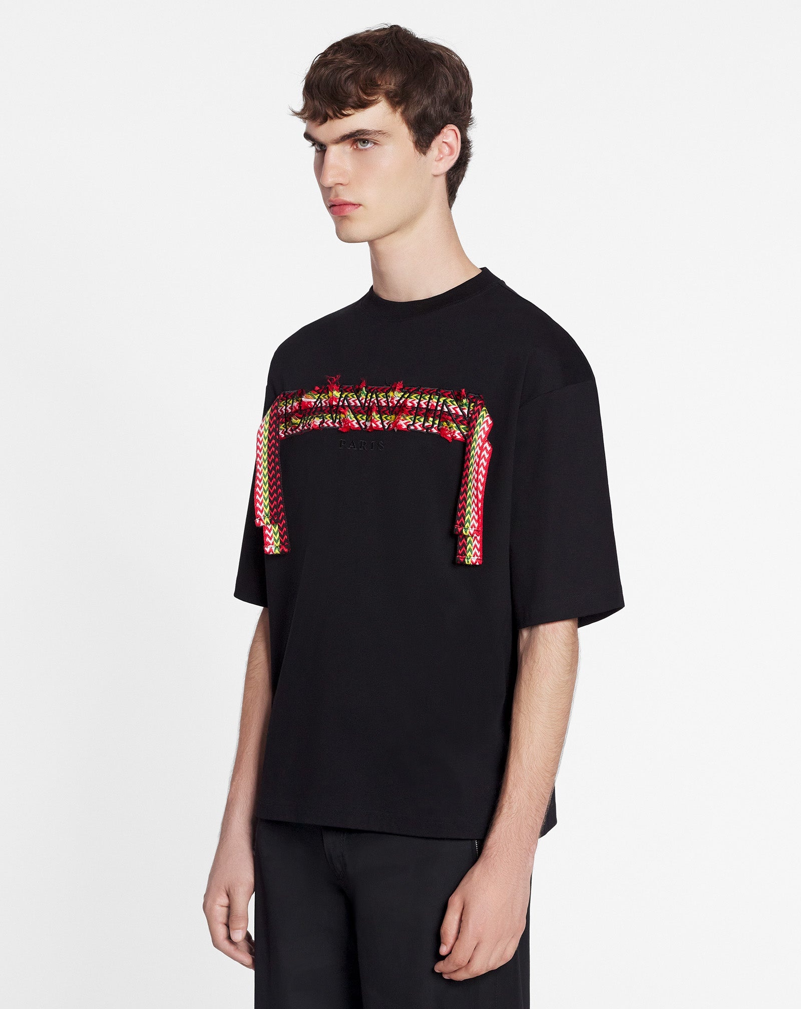 CURB LANVIN EMBROIDERED OVERSIZED T-SHIRT - 3