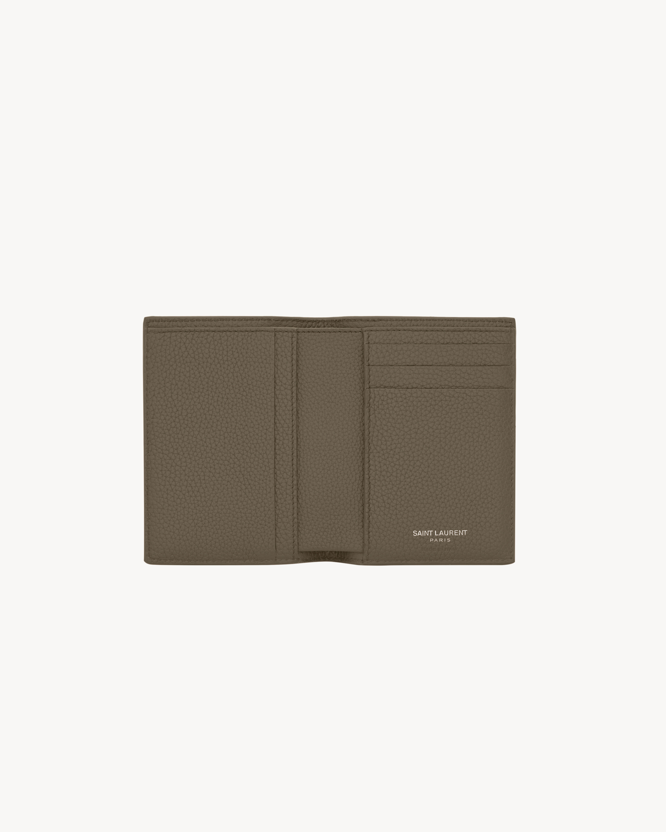 TINY CASSANDRE CREDIT CARD WALLET IN GRAINED LEATHER - 4