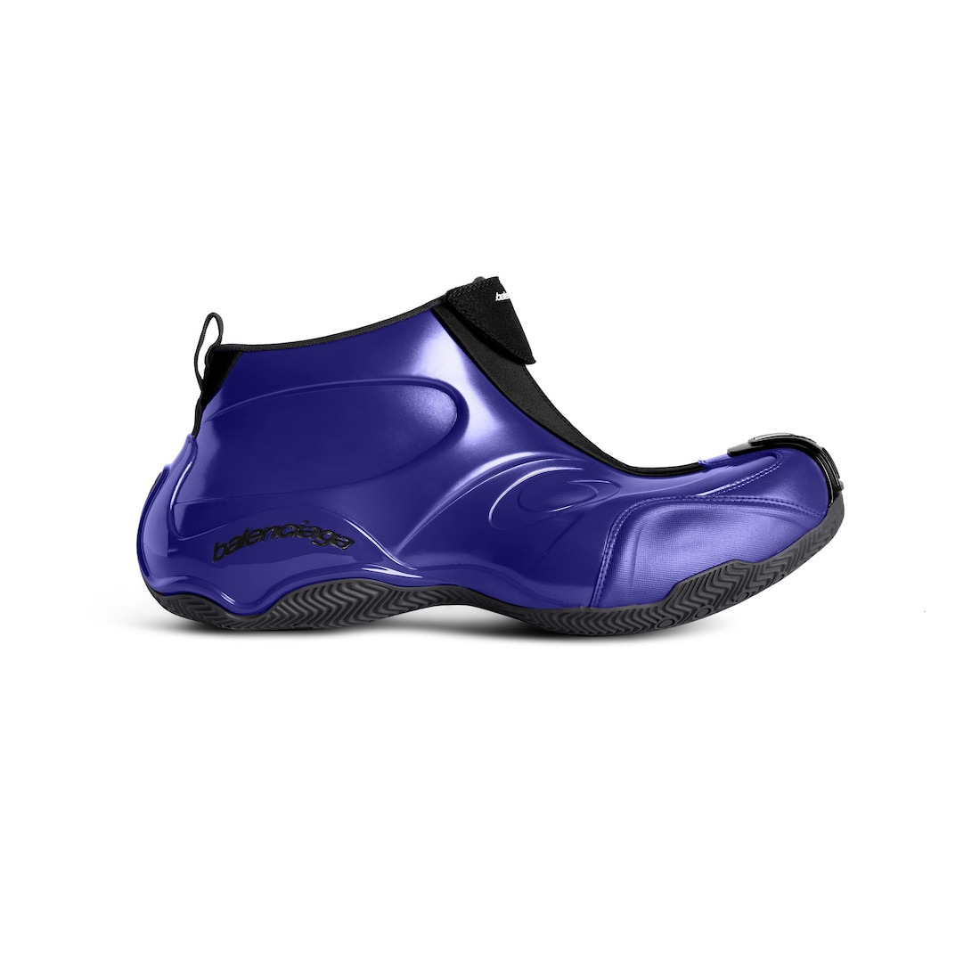Men's Basketball Sneaker in Metallic Blue - 1