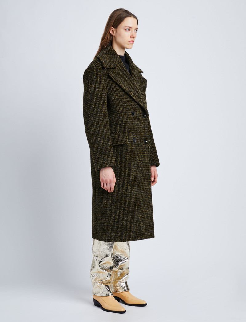 Proenza Schouler Melange Wool Boucle Coat outlook