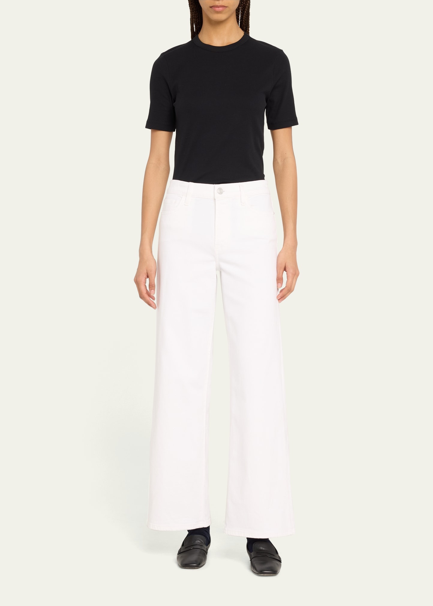 Le Slim Palazzo Jeans - 2