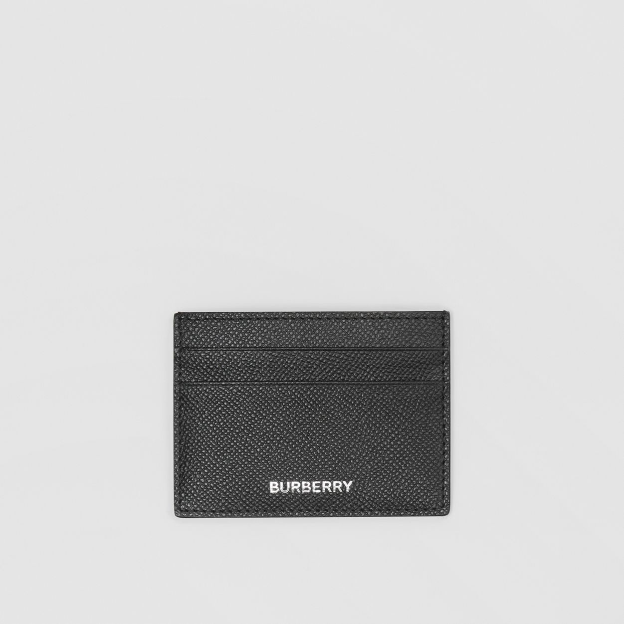 Grainy Leather Card Case - 1