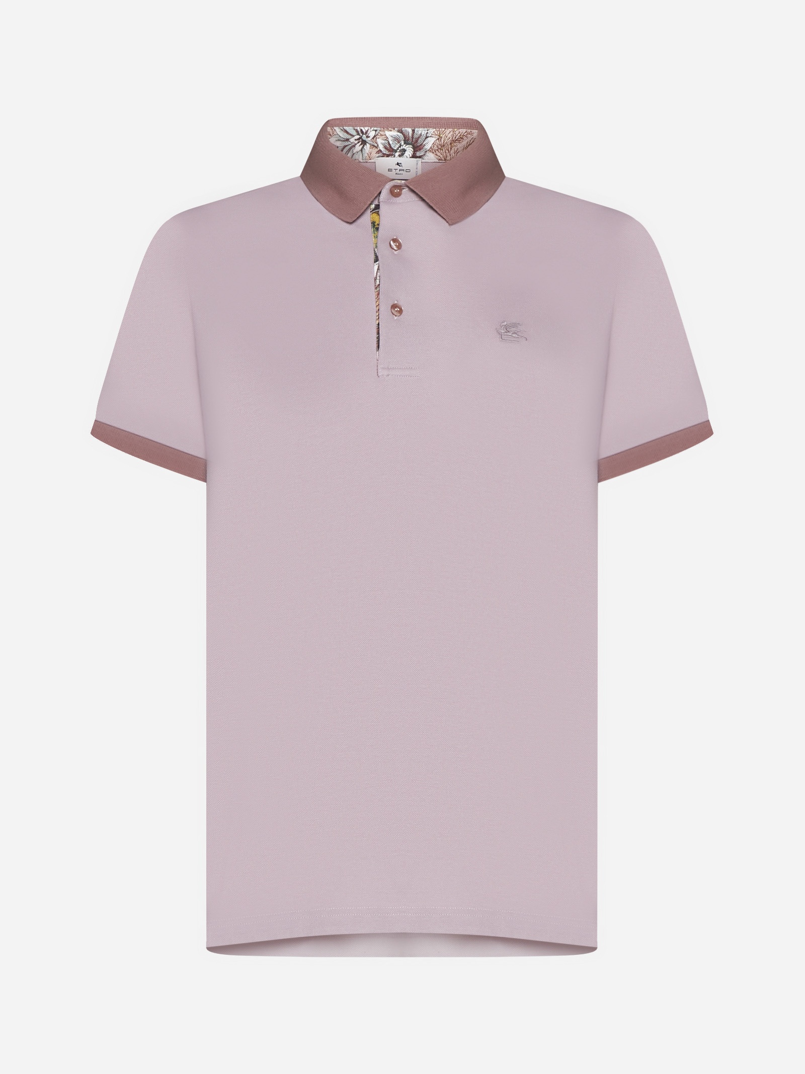 Logo cotton polo shirt - 1