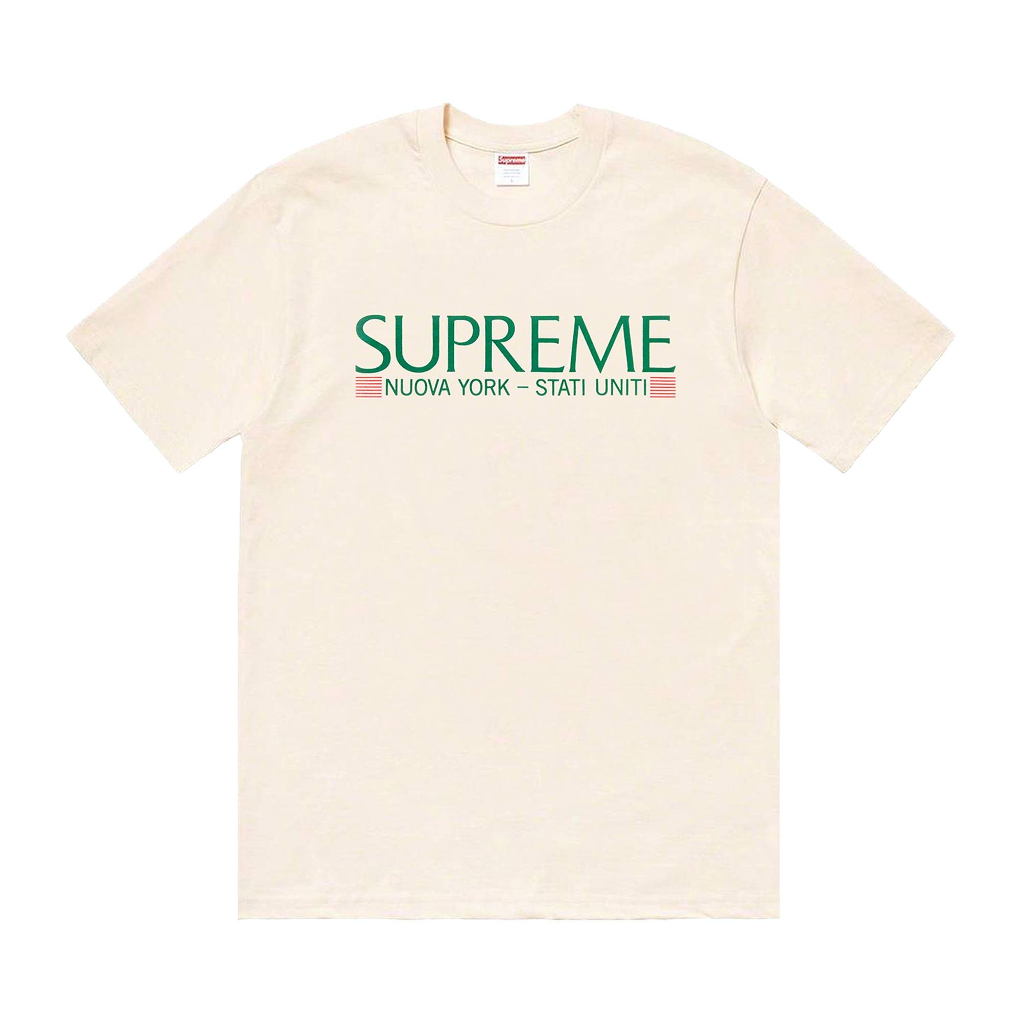 Supreme Nuova York Tee 'Natural' - 1