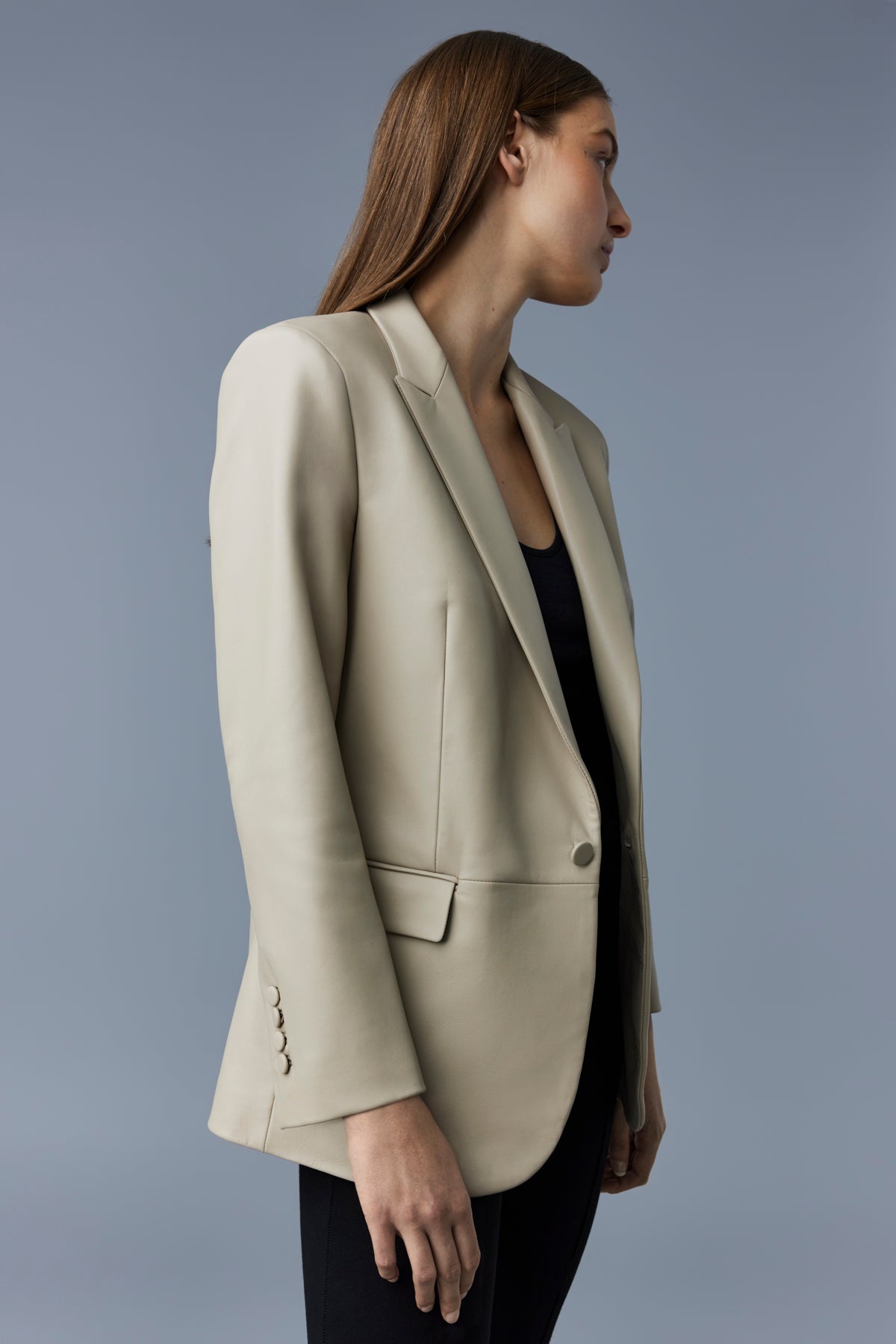 CAPRICE Lamb leather blazer - 5