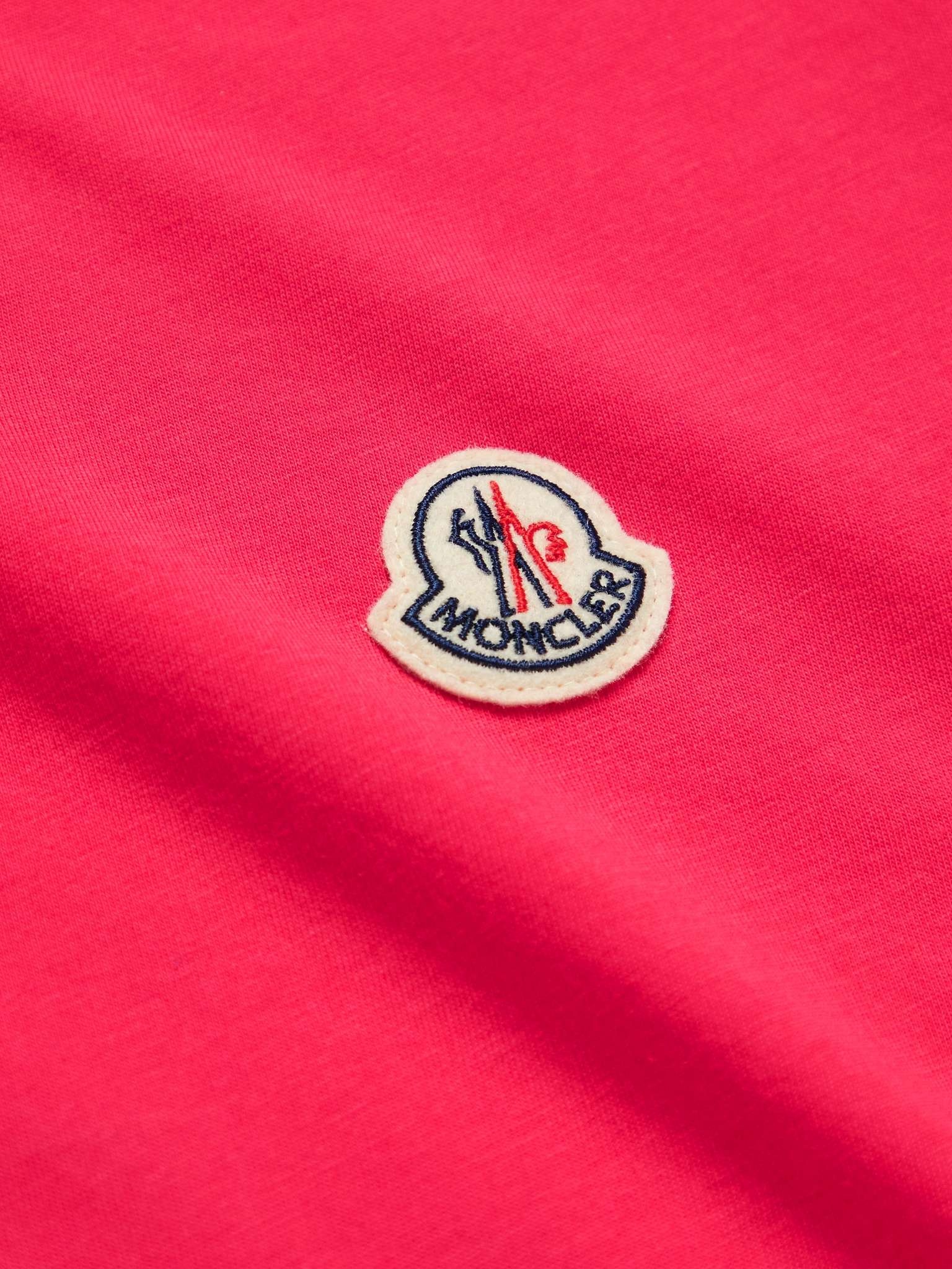 Logo-Appliquéd Printed Cotton-Jersey T-Shirt - 3