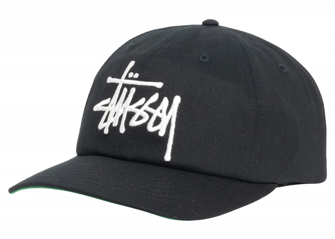 Stussy Low Profile Big Basic Snapback Shadow Black - 1