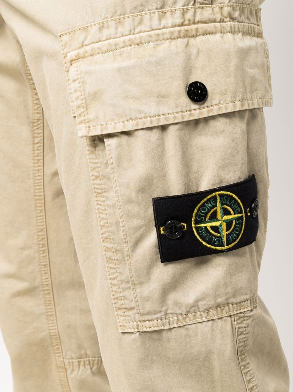 Compass badge cargo trousers - 5