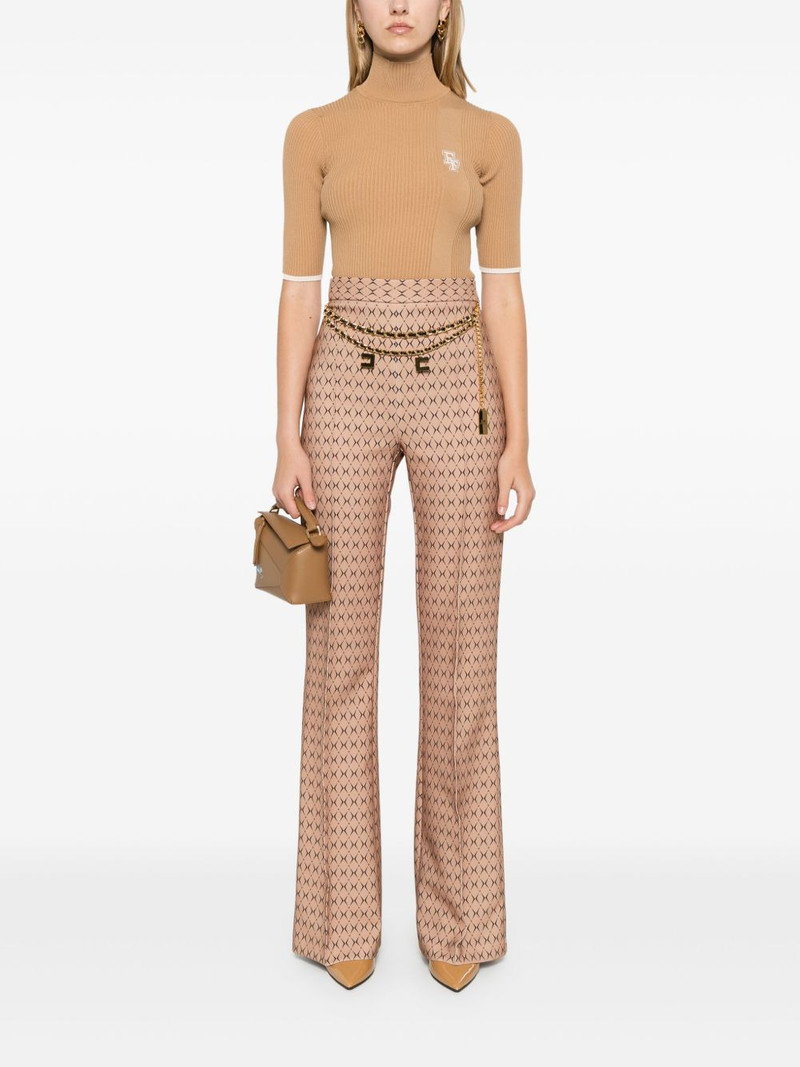 ELISABETTA FRANCHI turtleneck knitted top outlook