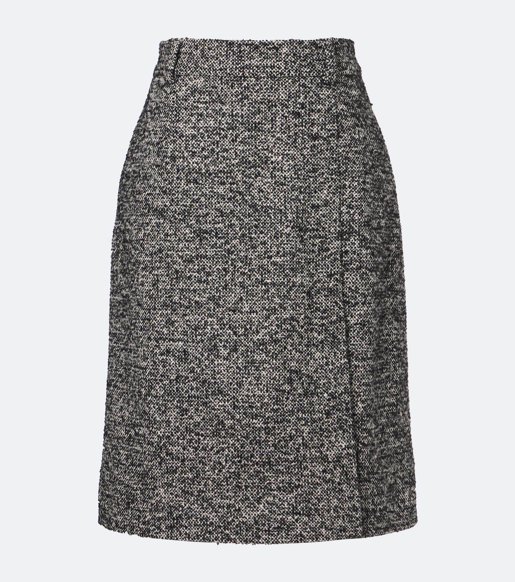 Wool, silk, and alpaca-blend tweed pencil skirt - 1