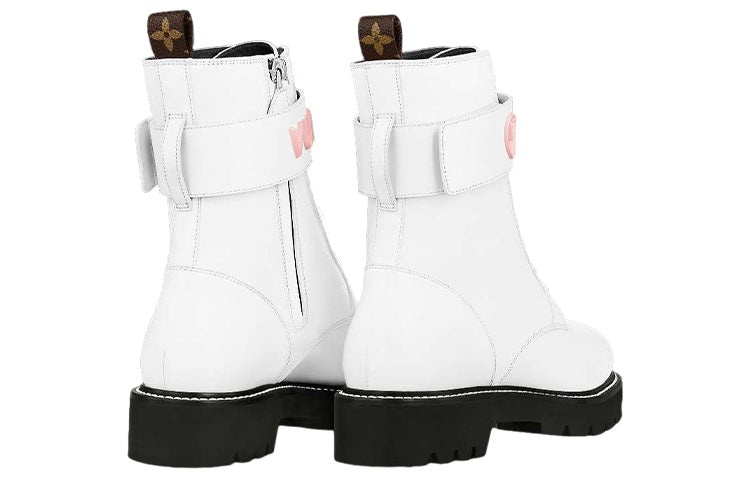 (WMNS) LOUIS VUITTON Territory Boots 'White' 1A9Q9I - 4