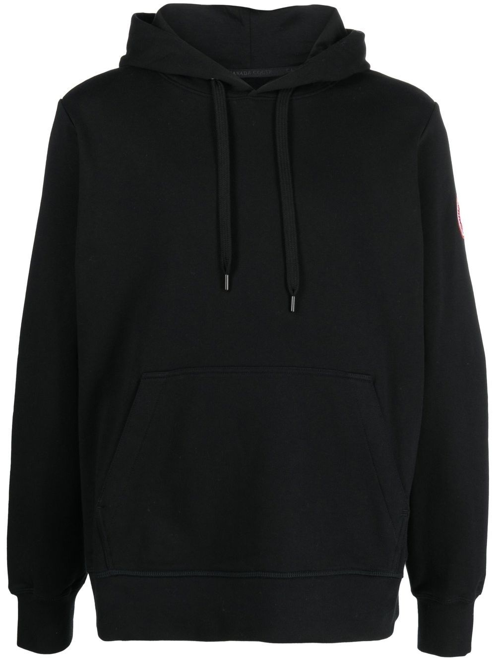 Huron logo-patch hoodie - 1