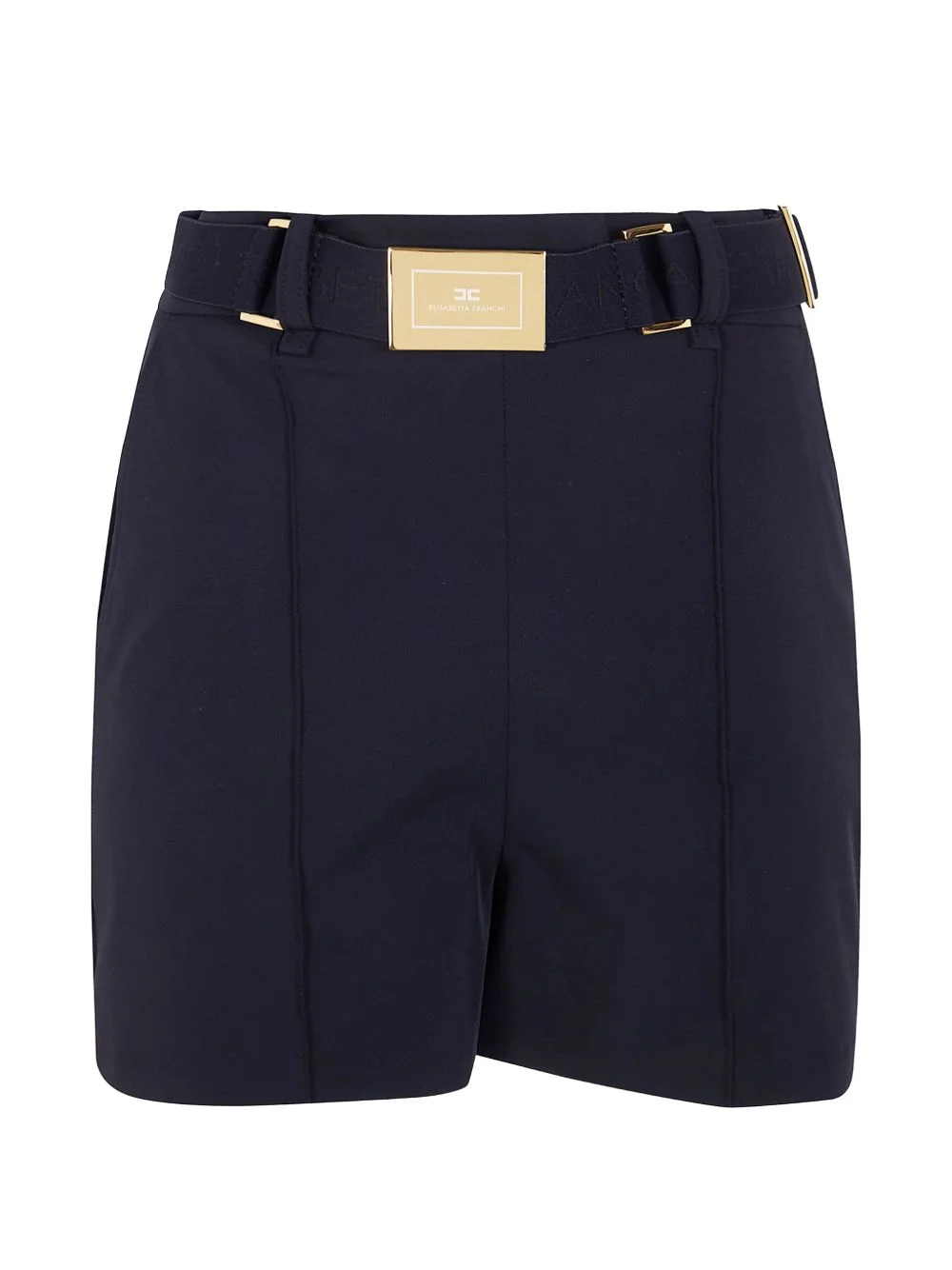 buckle belt trousers - 1