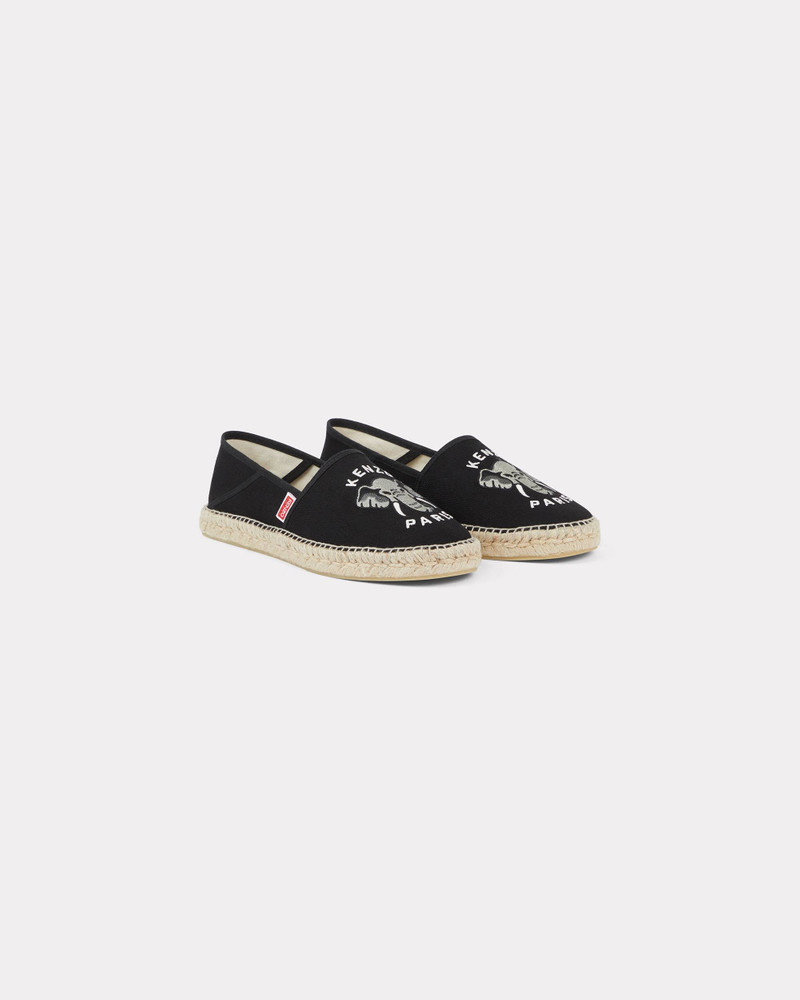 KENZO Embroidered canvas espadrilles outlook