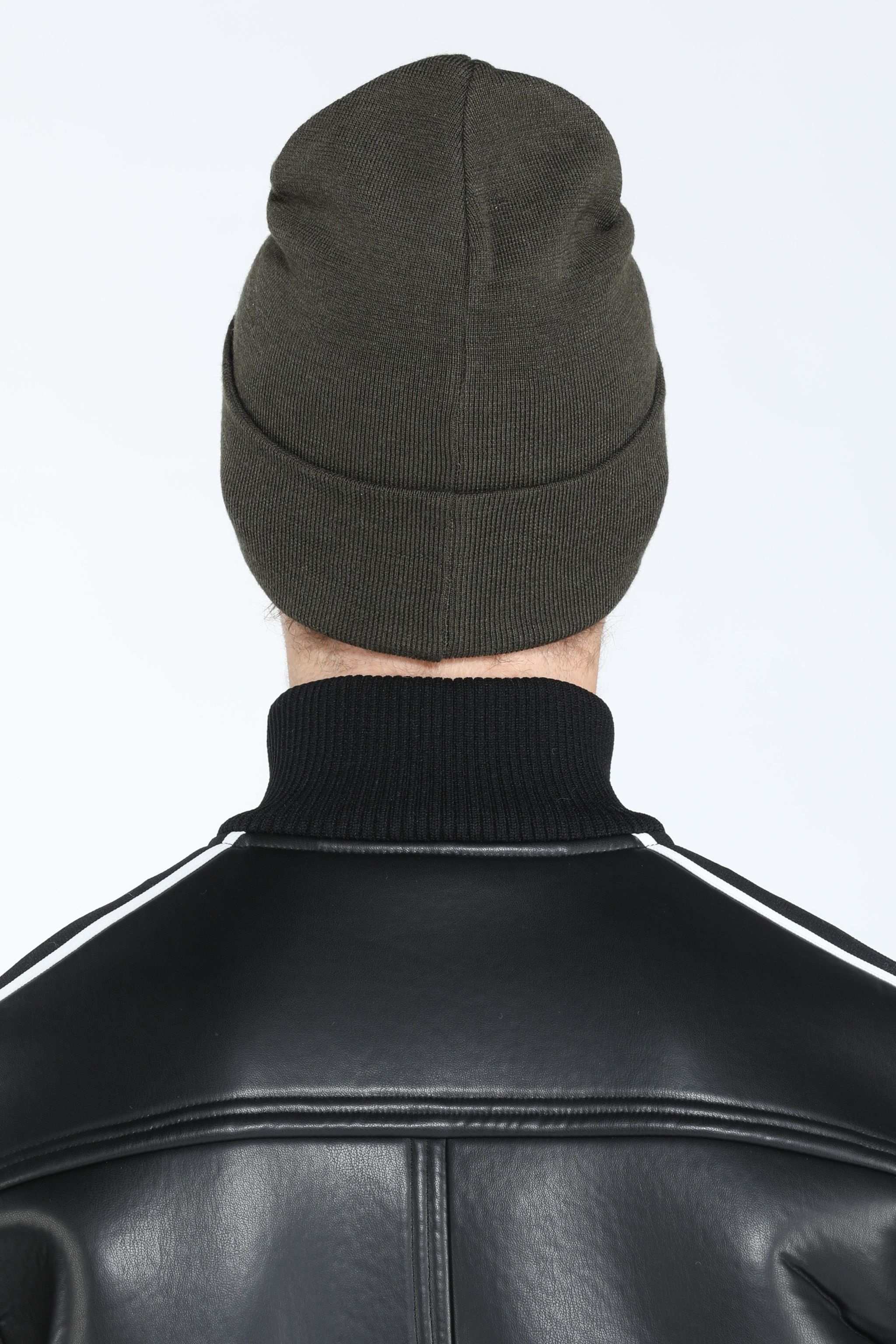 LOGO-APPLIQUÉ WOOL BEANIE - 3