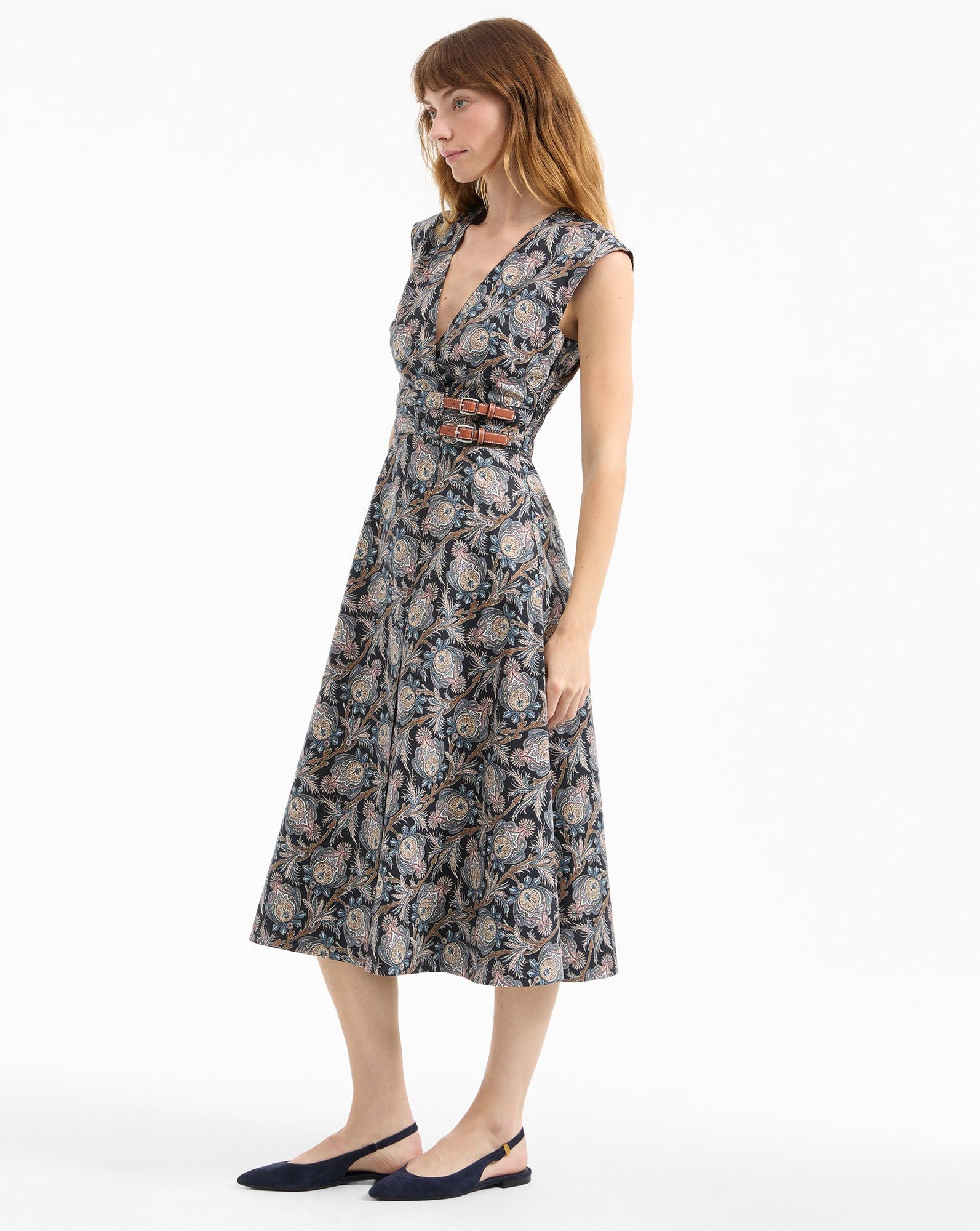 NILSEN BELTED MIDI DRESS - 3