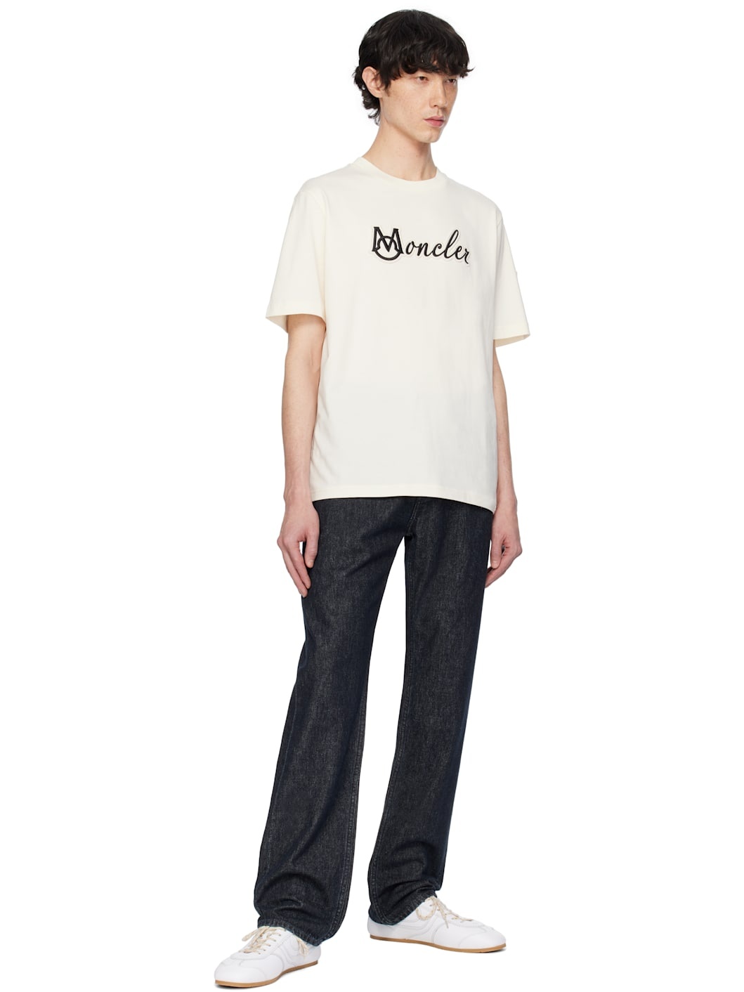 Off-White Embroidered Varsity Logo Cotton T-shirt - 5