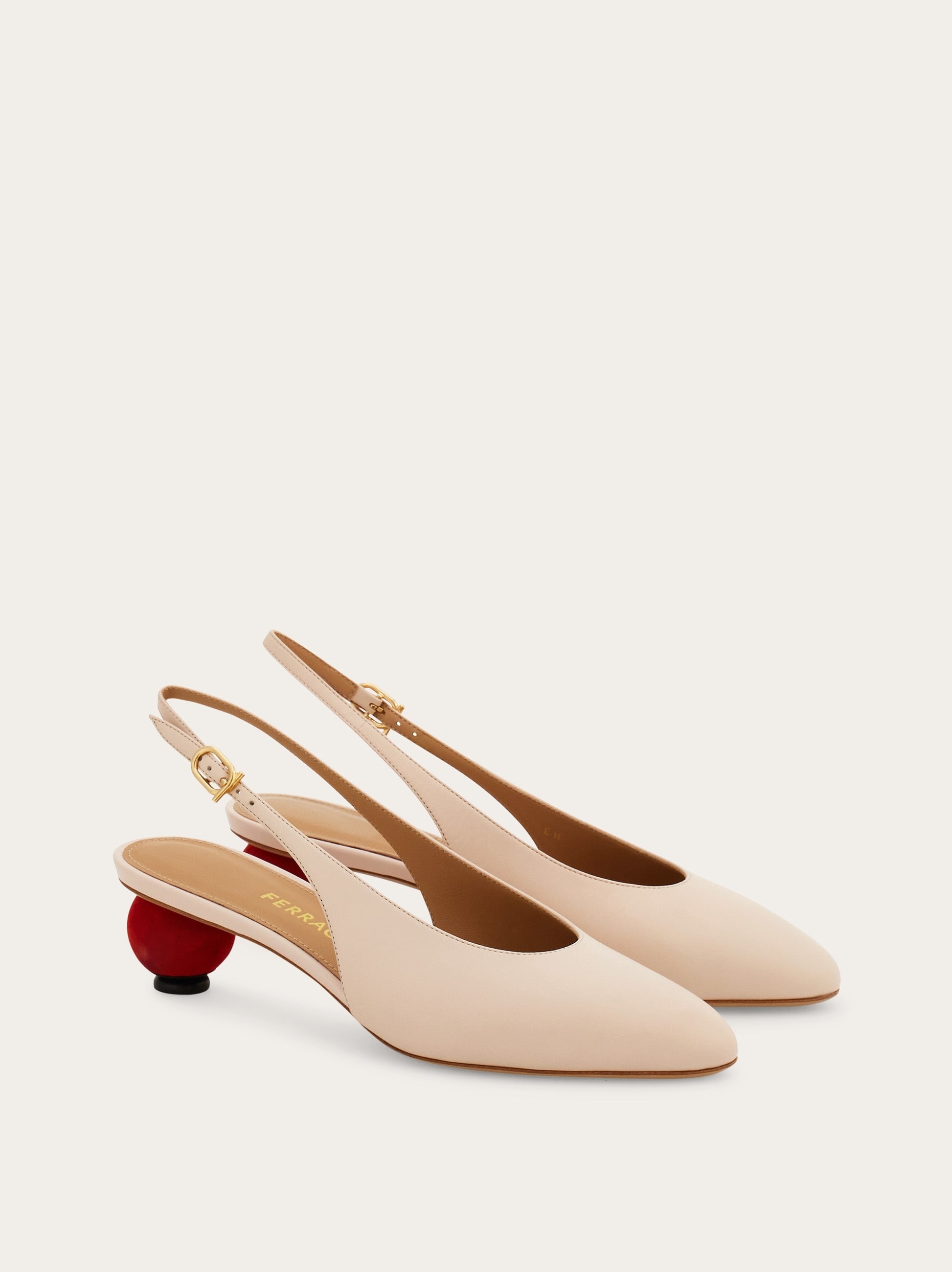 Spherical heel slingback pump - 5