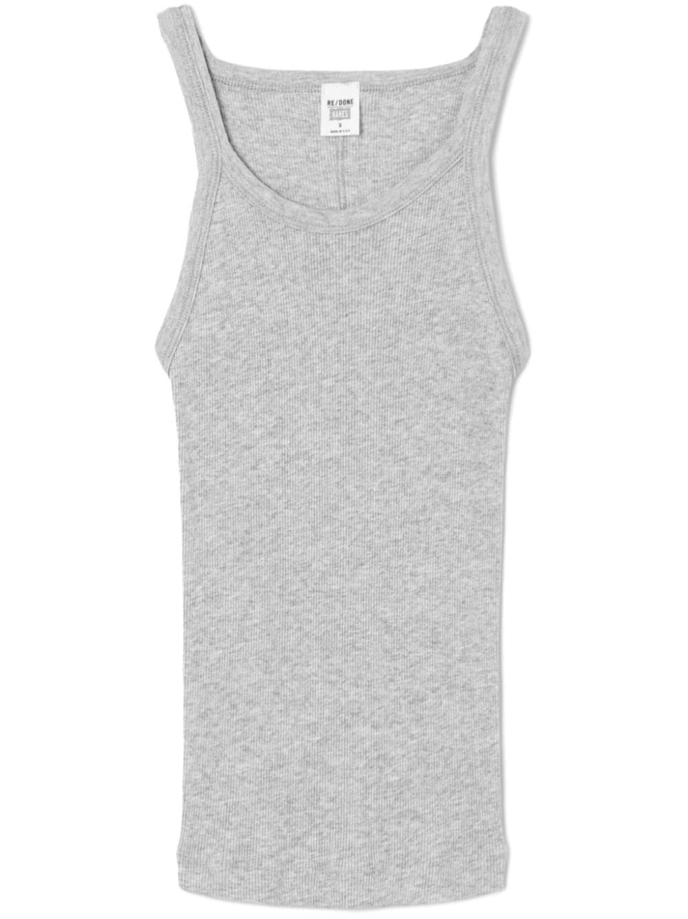 ribbed knit tank top - 1