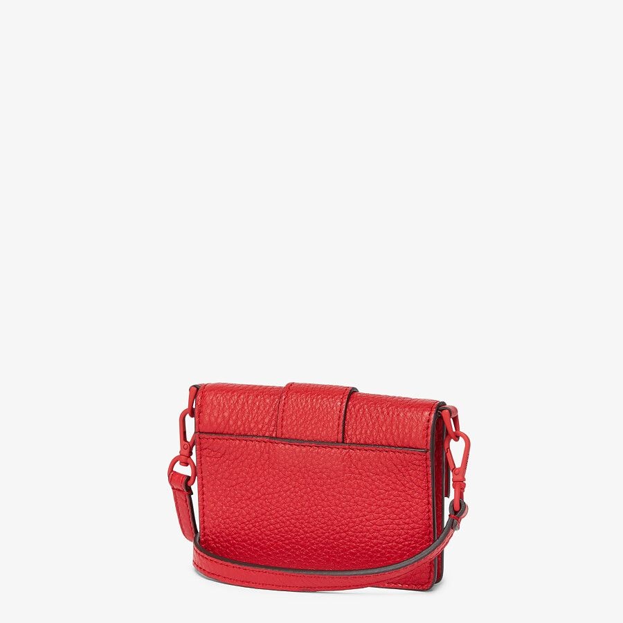 Red leather bag - 2