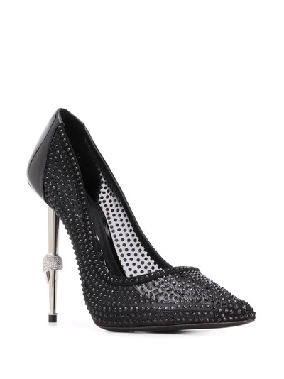 PHILIPP PLEIN spike-embellished 110mm pumps outlook