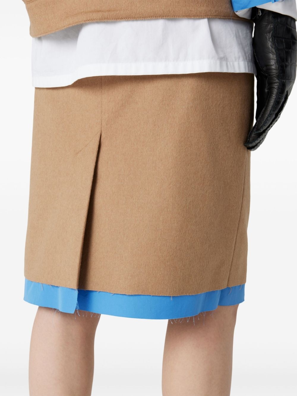 camel-hair midi skirt - 5