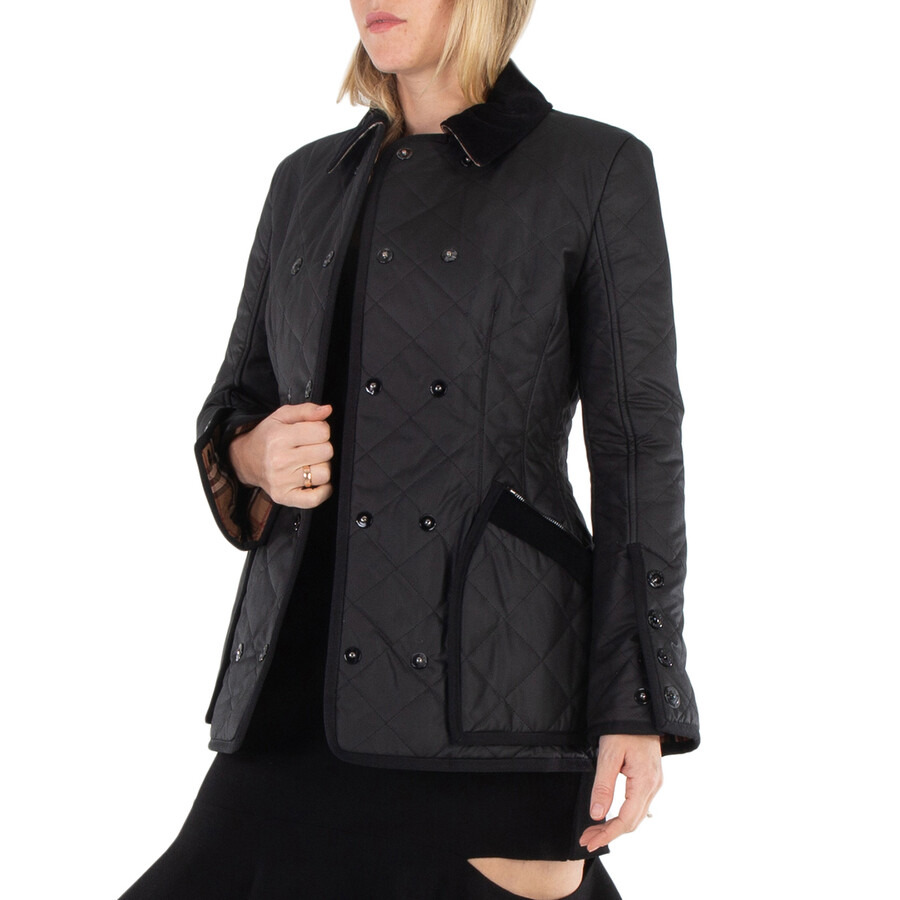 Burberry Diamond Quilted Cotton Riding Jacket - 3