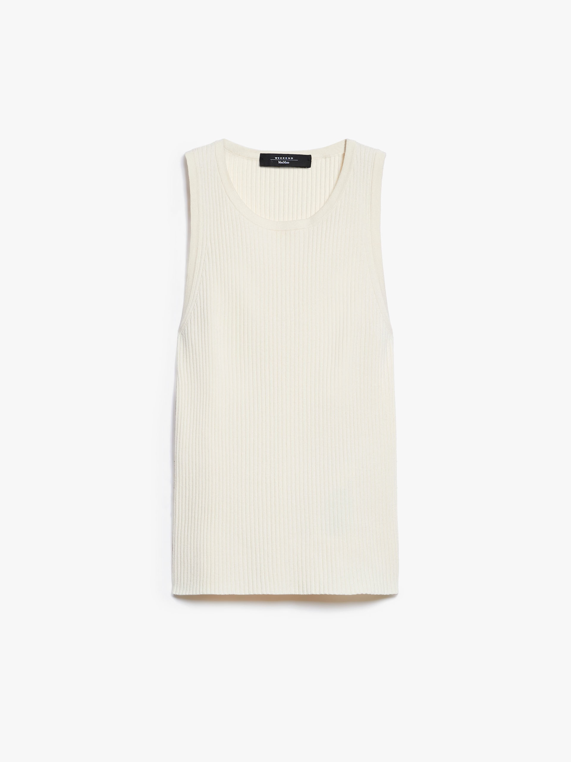 OLIMPO Rib-knit viscose top - 1