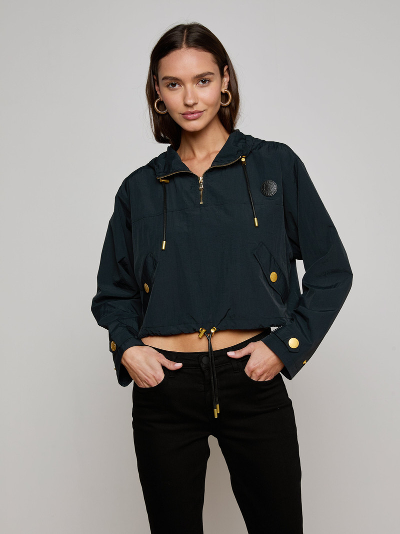 L'AGENCE Bronwyn Cropped Windbreaker outlook