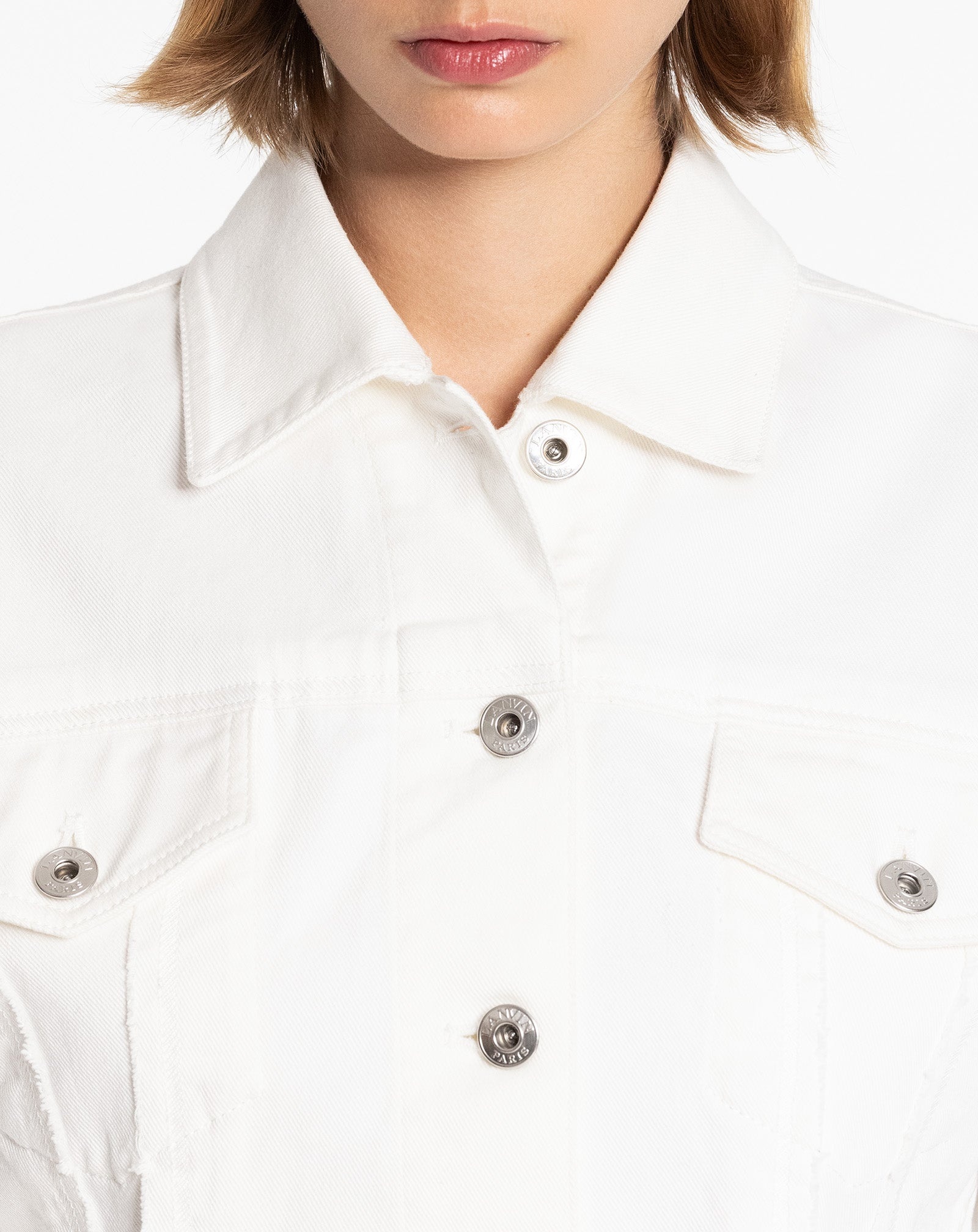 FITTED DENIM JACKET - 5