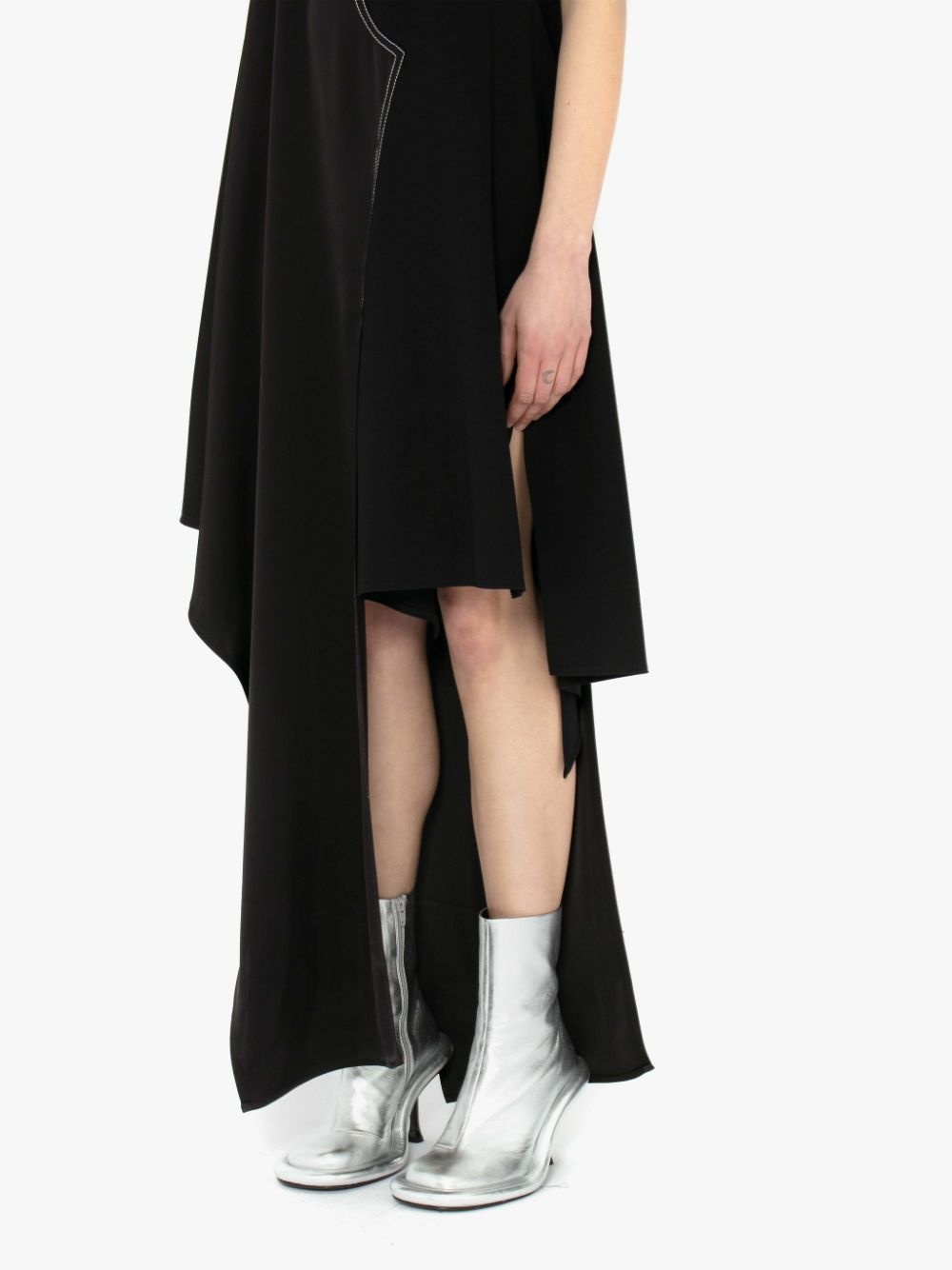 ASYMMETRIC SLEEVELESS DRESS - 5