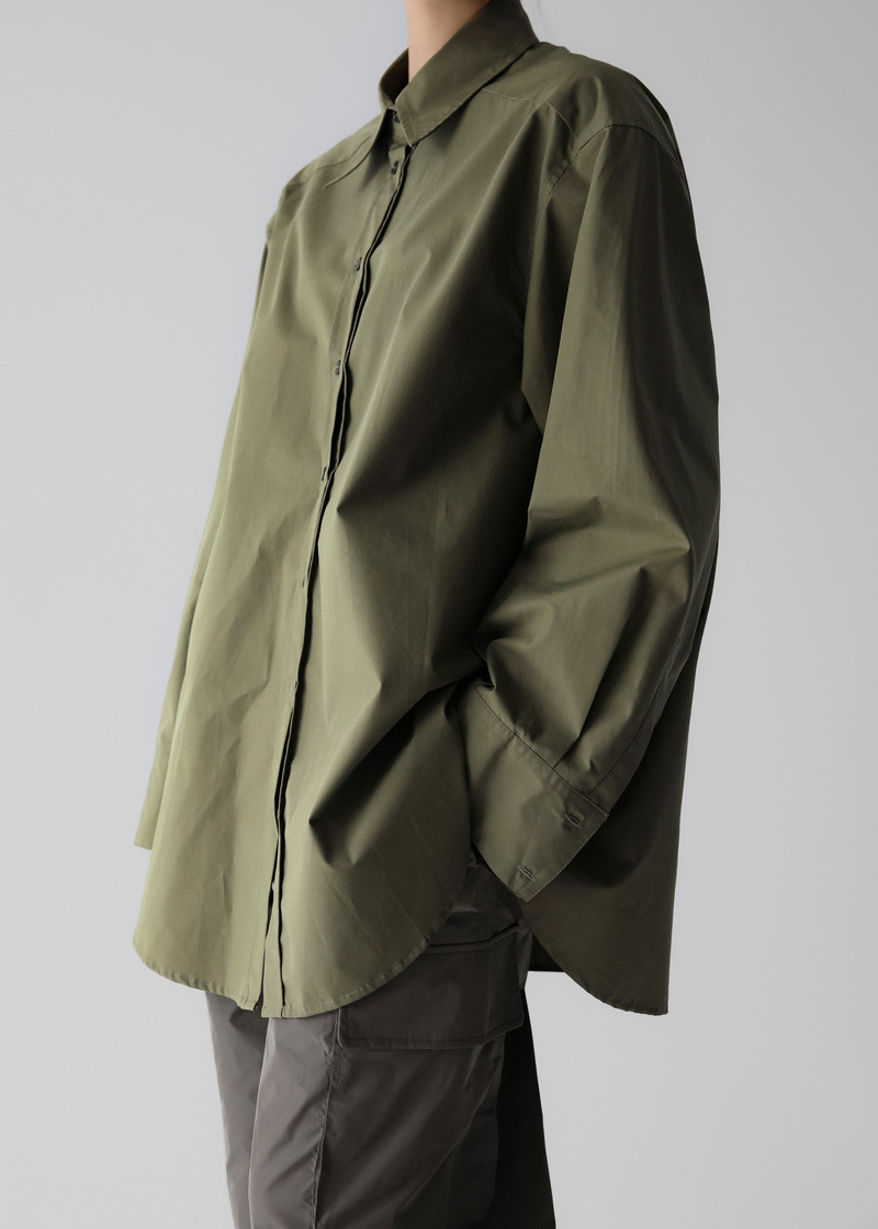 Prato Button Up Shirt - Khaki 7