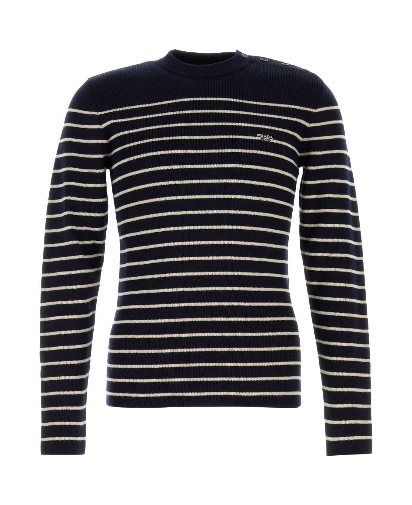 Embroidered Wool Sweater - 1