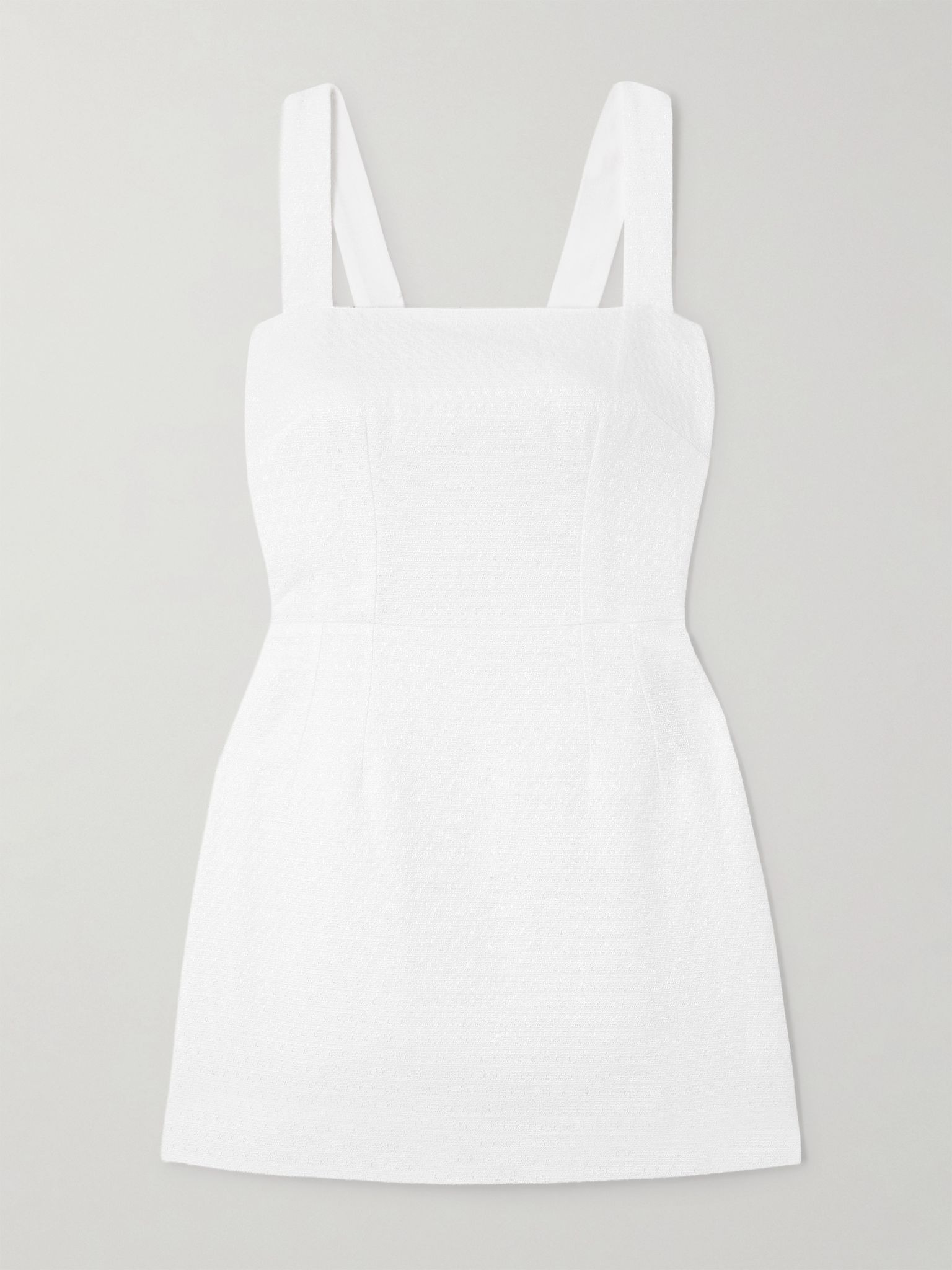 Woven mini dress White - 1
