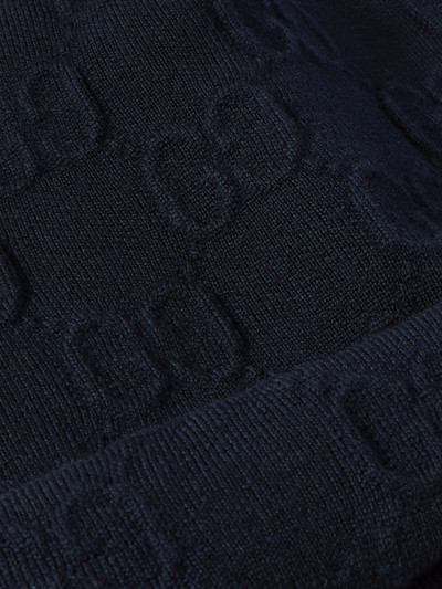 GUCCI Logo-Embossed Wool-Blend Beanie outlook