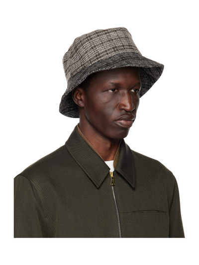 Paul Smith Brown & White Mixed Bucket Hat outlook