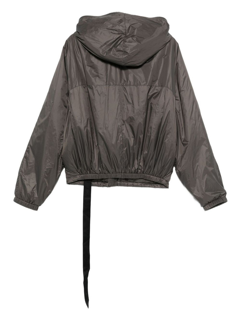 Rick Owens DRKSHDW zip-up hooded jacket outlook