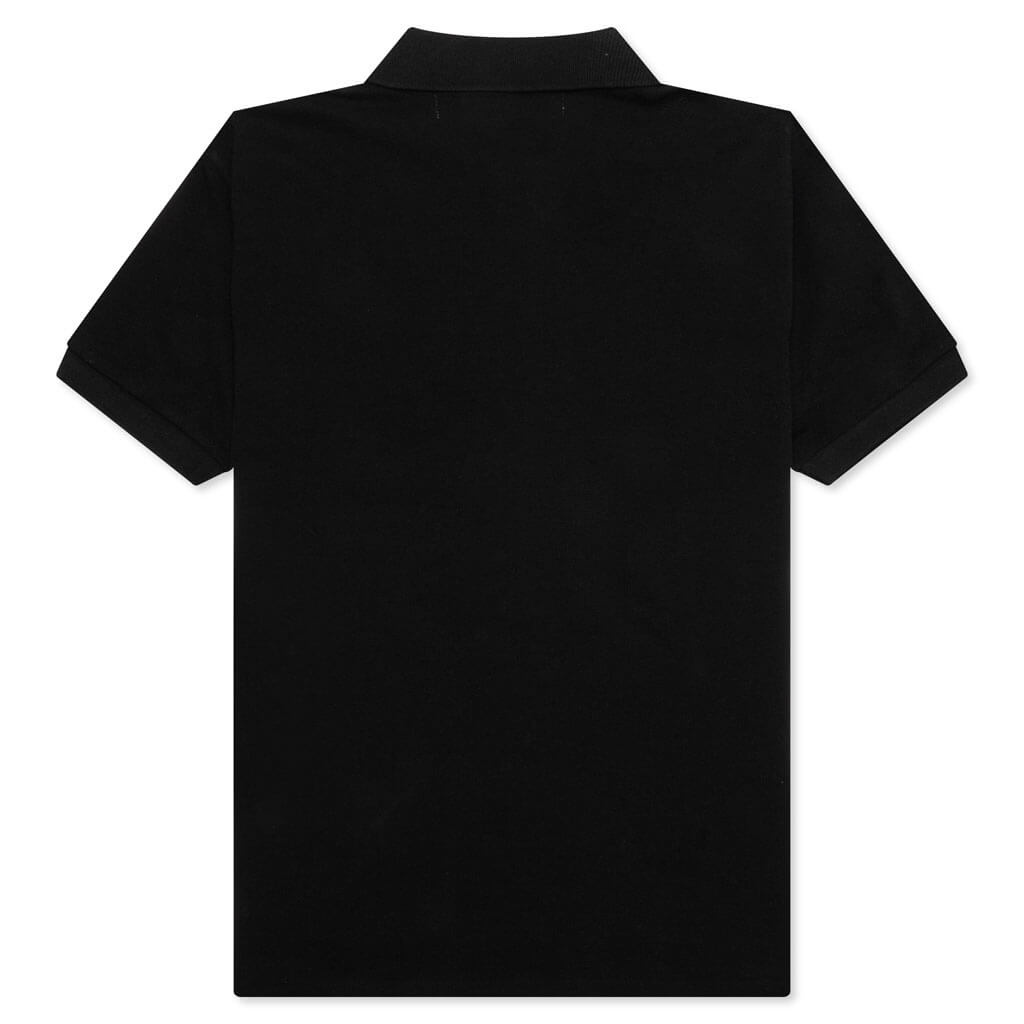 COMME DES GARCONS PLAY X THE ARTIST INVADER POLO - BLACK - 2