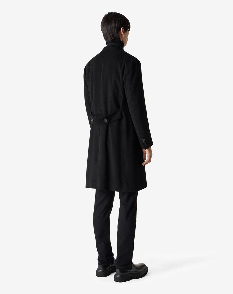 Black super fine wool beaver coat 3