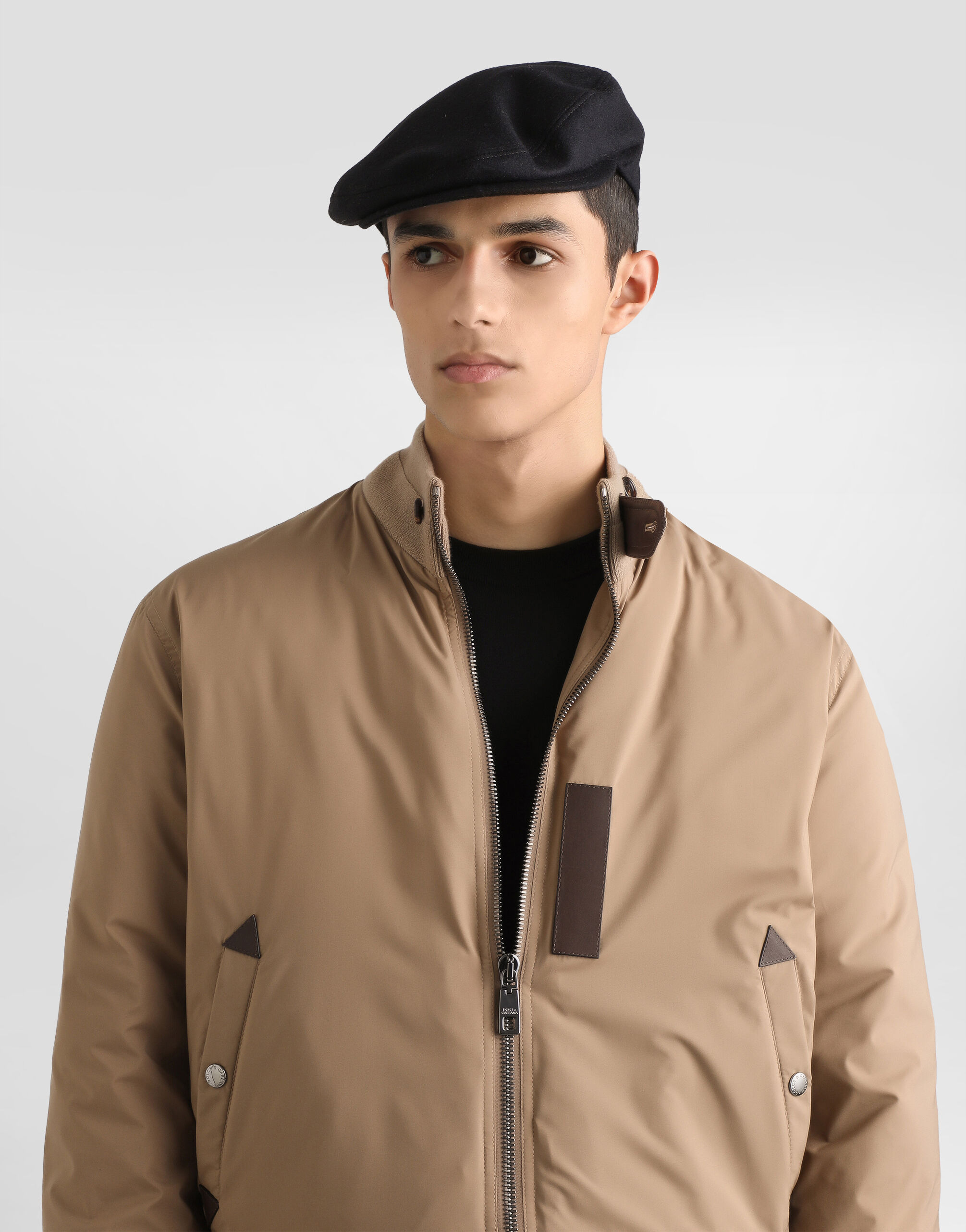 Padded satin jacket - 5