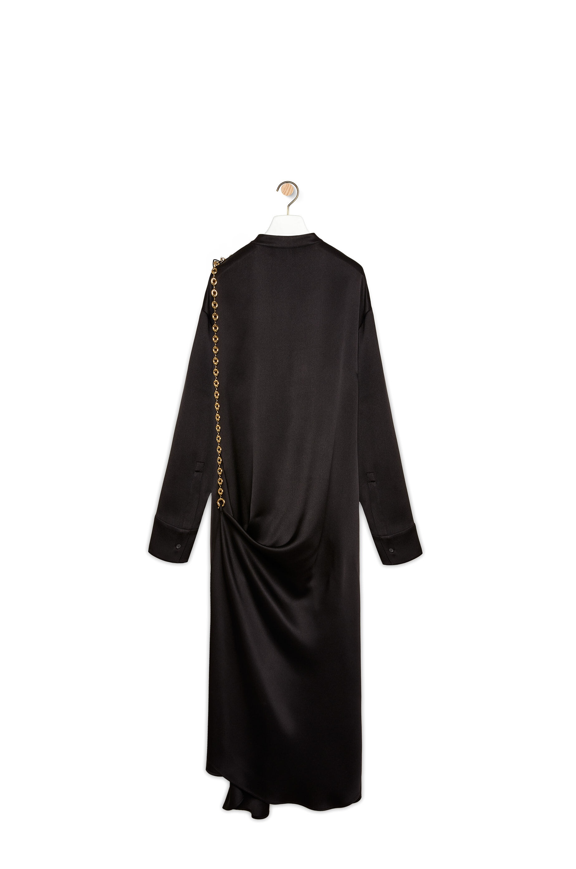 Chain shirt dress in silk - 2